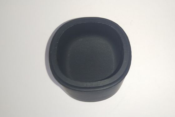 ब्लैक सिलिकॉन रबर पार्ट्स सिलिंड्रिकल रबर हैंडल स्लीव 1*25mm