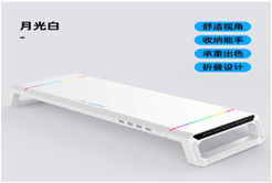 एसईसीसी मेटल मॉनिटर स्टैंड USB3.0 हब / वायरलेस चार्जिंग के साथ